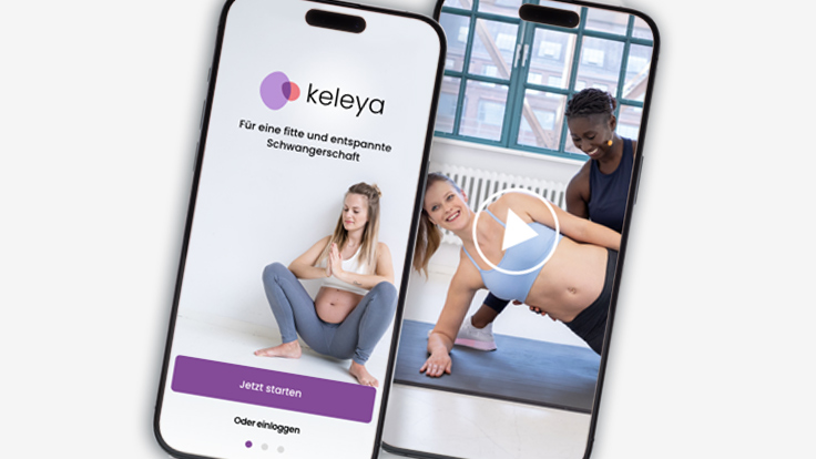 Keleya Schwangerschafts-App bei der HEK Keleya Schwangerschafts-App bei der HEK