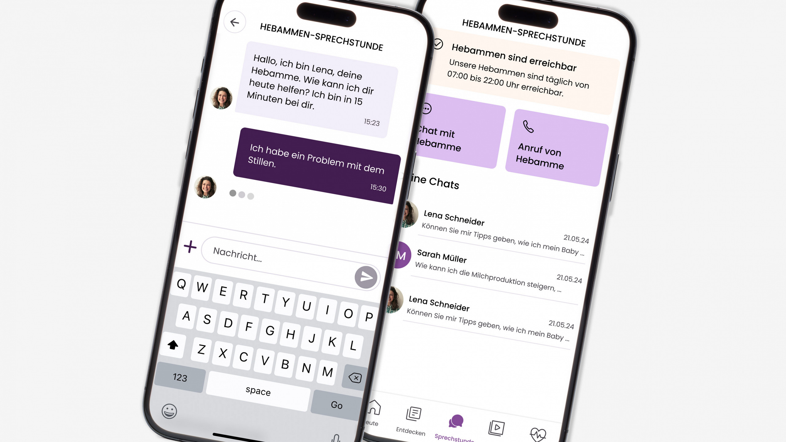 Keleya Schwangerschafts App bei der HEK Keleya Schwangerschafts App bei der HEK