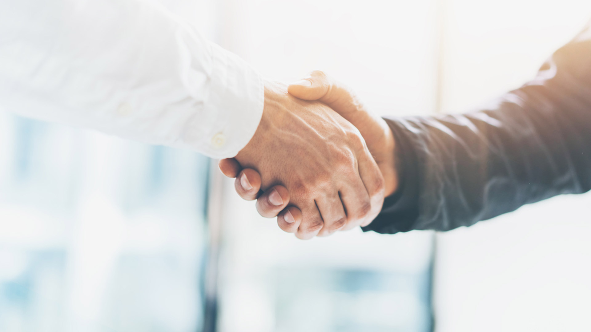 Geschäftspartner Handschlag